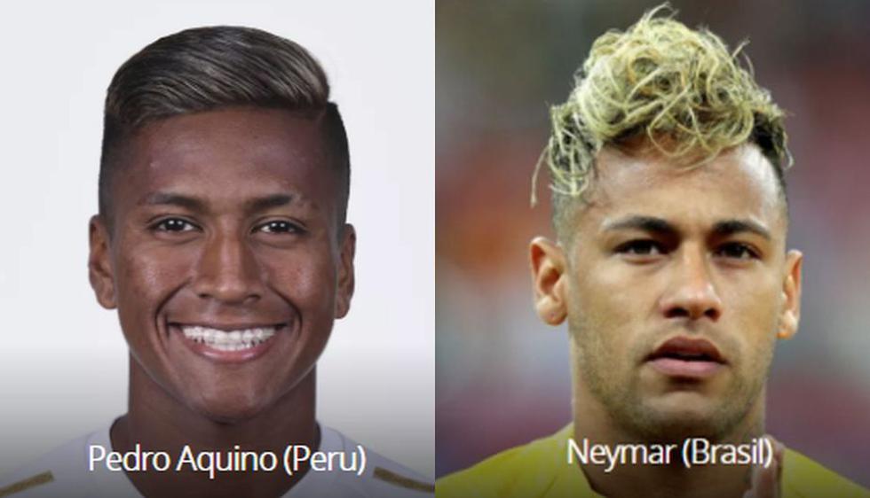 Pedro Aquino y Neymar se disputan el premio a 'mejor peinado'. (Globo.com)