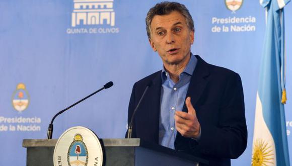 Mauricio Macri, presidente de Argentina. (AFP)