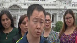 Kenji Fujimori sobre indulto: "Aquí no hubo toma y daca, ni negociación"