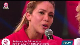 Teletón 2018: Sheyla Rojas al borde de las lágrimas por su hijo Antoñito [VIDEO]