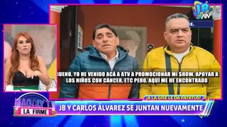 Magaly Medina asegura que JB y Carlos Álvarez sí planean trabajar juntos: “A mí no me vienen con cuentos”