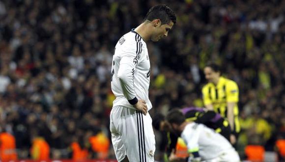 QUÉ DOLOR. Ronaldo no apareció y acabó frustrado.  Termina esta Champions con 12 goles. (EFE)