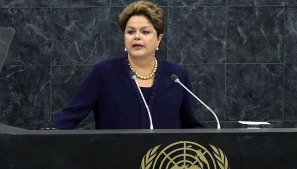 Dilma Rousseff estuvo hoy en la sede de la ONU. (AP)