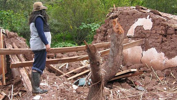 Apurímac: Más de 20 viviendas afectadas por deslizamientos de tierra. (USI/Referencial)