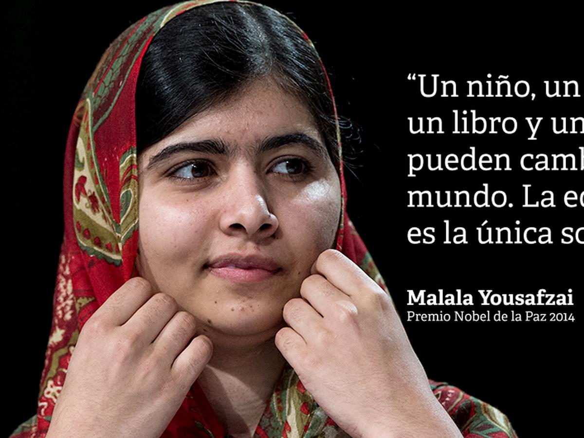 Malala Yousafzai: 9 frases de la Nobel de la Paz más joven de la historia |  MUNDO | PERU21