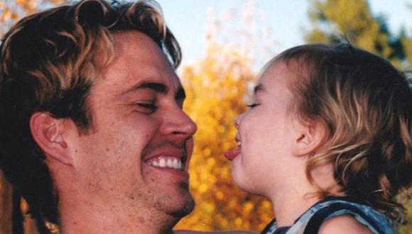 Esta es la tierna manera en que la hija de Paul Walker celebró el cumpleaños de su padre (Instagram)