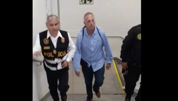 Julio César Zavala Hernández fue detenido cuando regresaba de Cancún a Lima esta mañana. (Video: El Comercio)