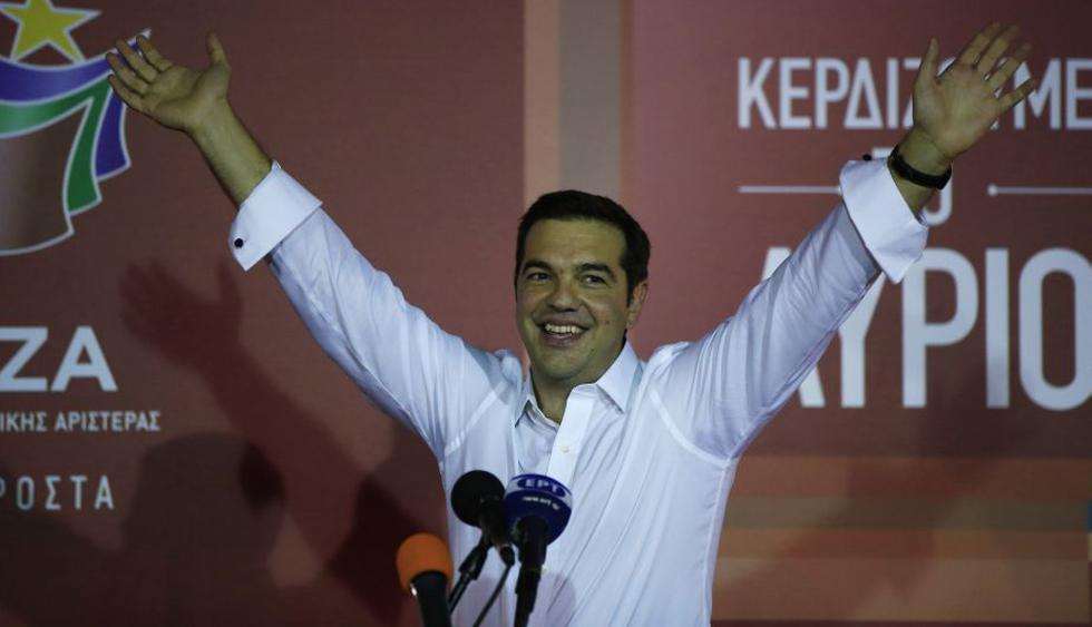 Alexis Tsipras ganó elecciones en Grecia y pacta para obtener mayoría. (AP)