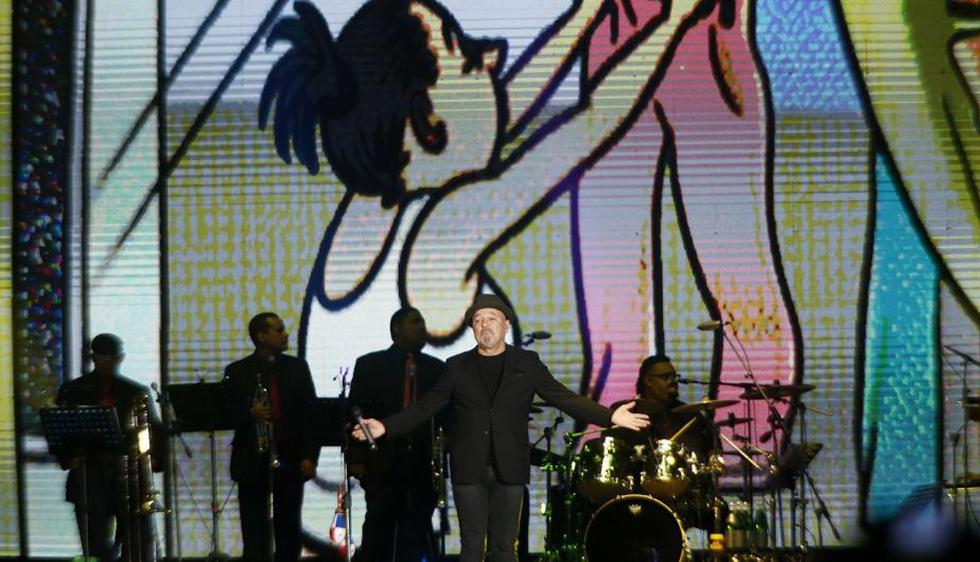 Alejandro Sanz, Jorge Drexler y Eddie Palmieri despidieron a Rubén Blades en concierto en Lima. (Piko Tamashiro)