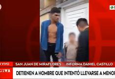 Sujeto intentó secuestrar a un niño de 7 años en San Juan de Miraflores | VIDEO