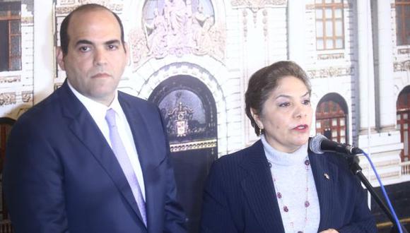 Luz Salgado confirmó que el gabinete Zavala se presentará el jueves 18 de agosto ante el Pleno del Congreso. (Luis Centurión)