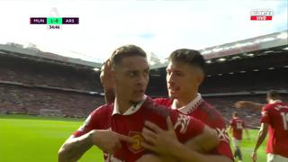 Manchester United vs. Arsenal: Antony marcó su primer gol en la Premier League el día de su estreno [VIDEO]