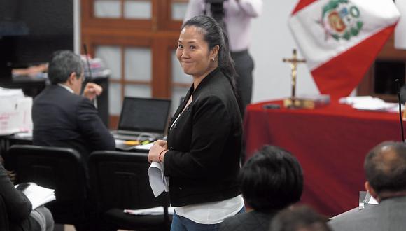 Keiko Fujimori asistió a las dos audiencias realizadas en la Sala Penal Nacional. (Mario Zapata)