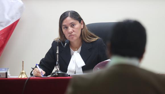 Elizabeth Arias Quispe es jueza del Tercer Juzgado de Investigación Preparatoria. (GEC)