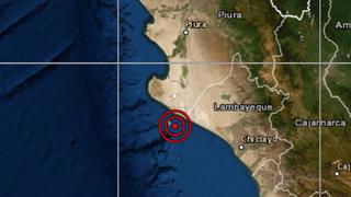 Sismo de magnitud 4,0 remeció en Lambayeque esta madrugada