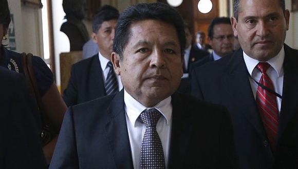 En el Congreso. Carlos Ramos Heredia fue interrogado por la comisión Áncash por varias horas. (Martín Pauca)