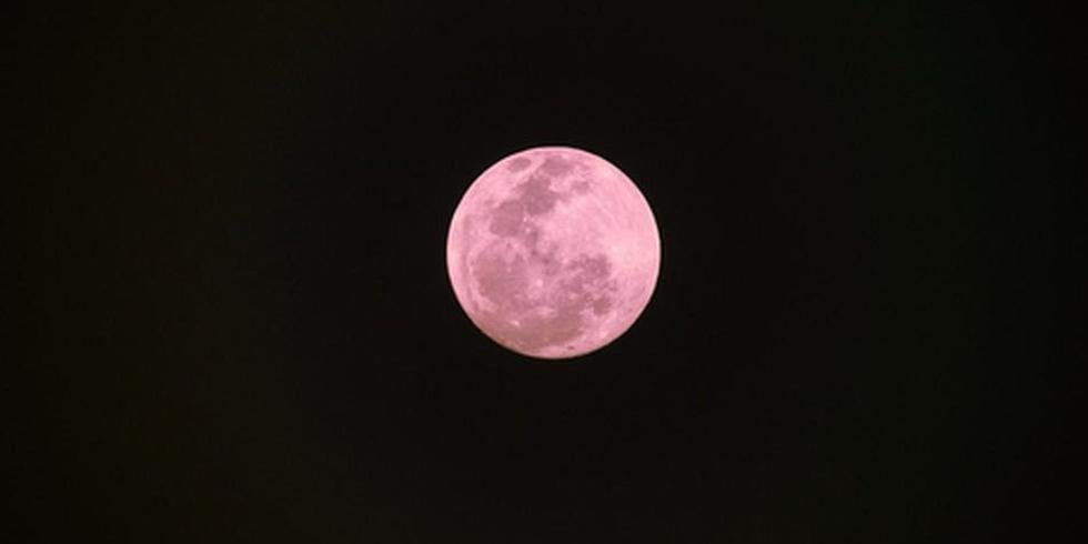 Luna Rosa: fotos y videos del fenómeno astronómico de Viernes Santo (Foto: Twitter)