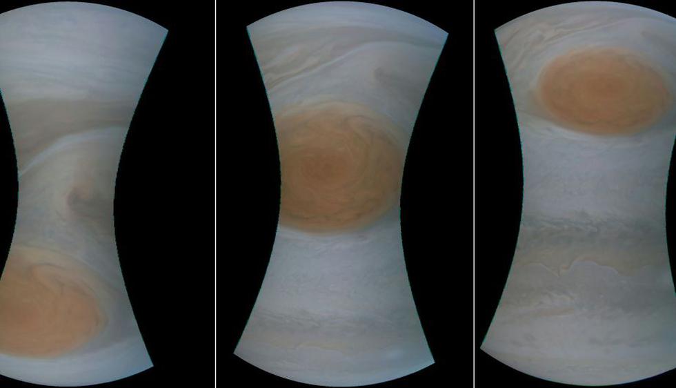 La nave espacial estadounidense, Juno, brindó las imágenes más cercanas que conseguido la humanidad sobre Júpiter. (AFP)