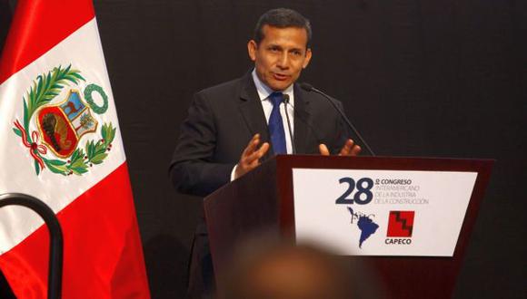 Humala participó en el 28 Congreso Interamericano de la Construcción. (Andina)