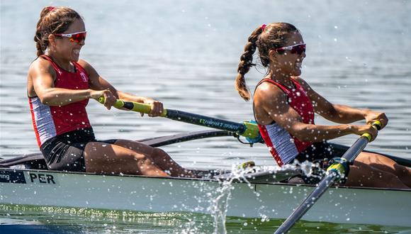 Gemelas Alessia y Valeria Palacios ganan medalla de plata para Perú en Mundial de Remo. (Foto: World Rowing)