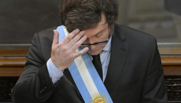 Javier Milei ya no se aumentará el sueldo. (Foto: JUAN MABROMATA / AFP)