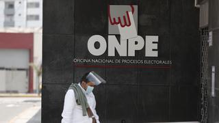 ONPE: Auditores supervisarán ingresos y gastos de ocho partidos políticos del año 2021