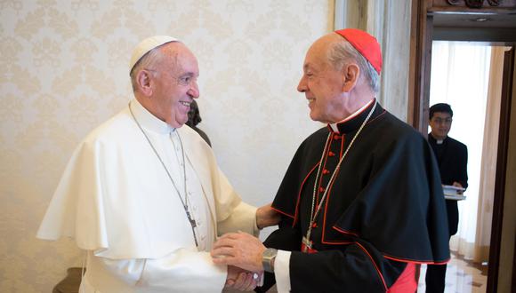 Cardenal Cipriani y el Papa se reunieron en el Vaticano. (Arzobispado de Lima)