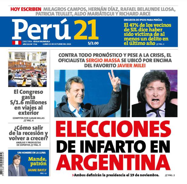 ELECCIONES DE INFARTO EN ARGENTINA