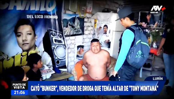 Paul Joseph Sánchez Tanta (42) se dedicaba a la venta de droga en su vivienda, ubicada en la urbanización San Camilo, en Lurín. (ATV+)