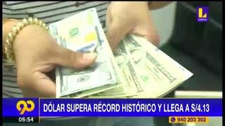 Dólar en Perú sube a nivel récord, pese a intervención del BCR