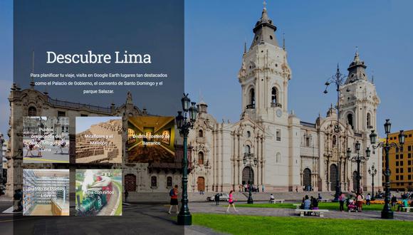 La capital del Perú cumple 487 años de fundación y Google lo celebra con una visita guiada a sus principales atractivos, un mapa de 1865 y un viaje al tiempo de 36 años.