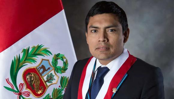 Américo Gonza es congresista de la República por Perú Libre. (Foto: Congreso)