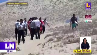 Nasca: Turista polaco sufrió terrible caída en duna Cerro Blanco