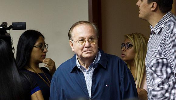 El exsecretario de presidencia, Luis Nava, agradeció a la fiscalía por desistir del requerimiento de una prisión preventiva en su contra. (Foto: EFE)