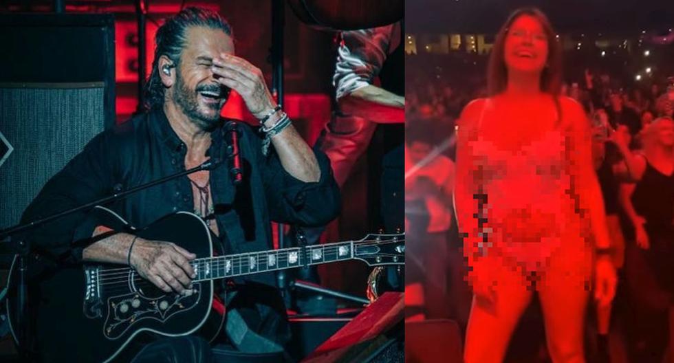 Ricardo Arjona was surprised by a fan who was left in her underwear when she started singing “Naked” |  Video USA Dallas Texas US Celebrity RMMN |  Offers
