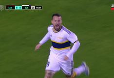 Un gol que vale la cima: Benedetto marcó el 1-0 de Boca vs. Lanús [VIDEO]