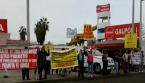 Rutas de Lima se pronuncia tras protestas en Villa El Salvador. (Foto: Captura/RPP)