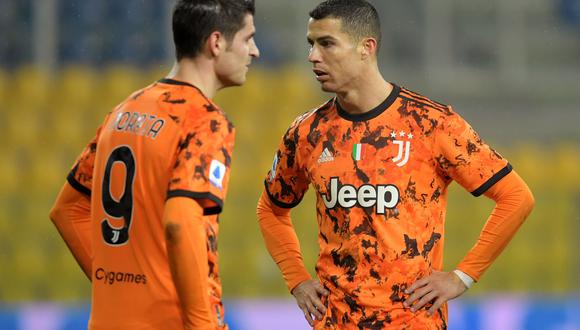 Juventus viene de golear al Parma 4-0 con doblete de Cristiano y un gol de Morata, mientras que Fiorentina lleva ocho encuentros sin victorias en la Serie A. (Foto: AFP)