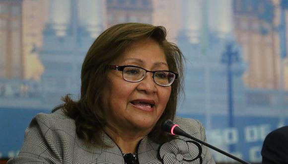 Ana María Choquehuanca, vocera alterna de Peruanos por el Kambio, saludó homologación del acuerdo con Odebrecht. (Foto: Congreso de la República)