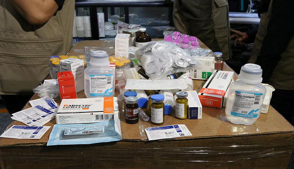 4 toneladas de medicamentos ilegales se incautaron en galería 'El Canchón' en Cercado de Lima. (Difusión)