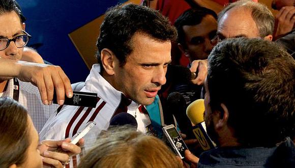 Capriles pide que nuevas elecciones en Venezuela. (EFE)