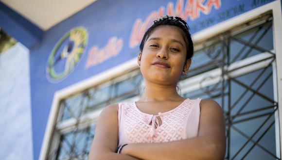 Danna Gaviota tiene 17 años y estudia Antropología en Iquitos.