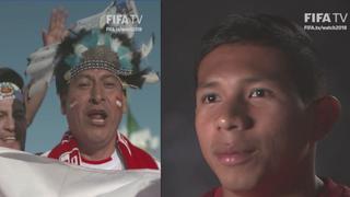 Edison Flores fue entrevistado por la FIFA y dijo sentirse orgulloso de la barra peruana [VIDEO]