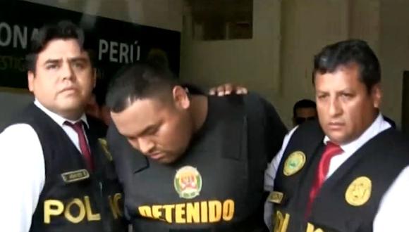 Giusepi Diego Henry Loayza pasará a manos del Ministerio Público. (Foto: Captura/América Noticias)