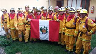 Bomberos forestales peruanos viajan a Chile para ayudar a apagar incendio