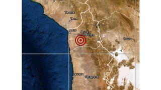 Tacna: sismo de magnitud 4,3 se reportó esta tarde, según IGP