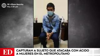 Independencia: Ministerio Público solicitó prisión preventiva contra sujeto que roció ácido a mujeres en el Metropolitano 