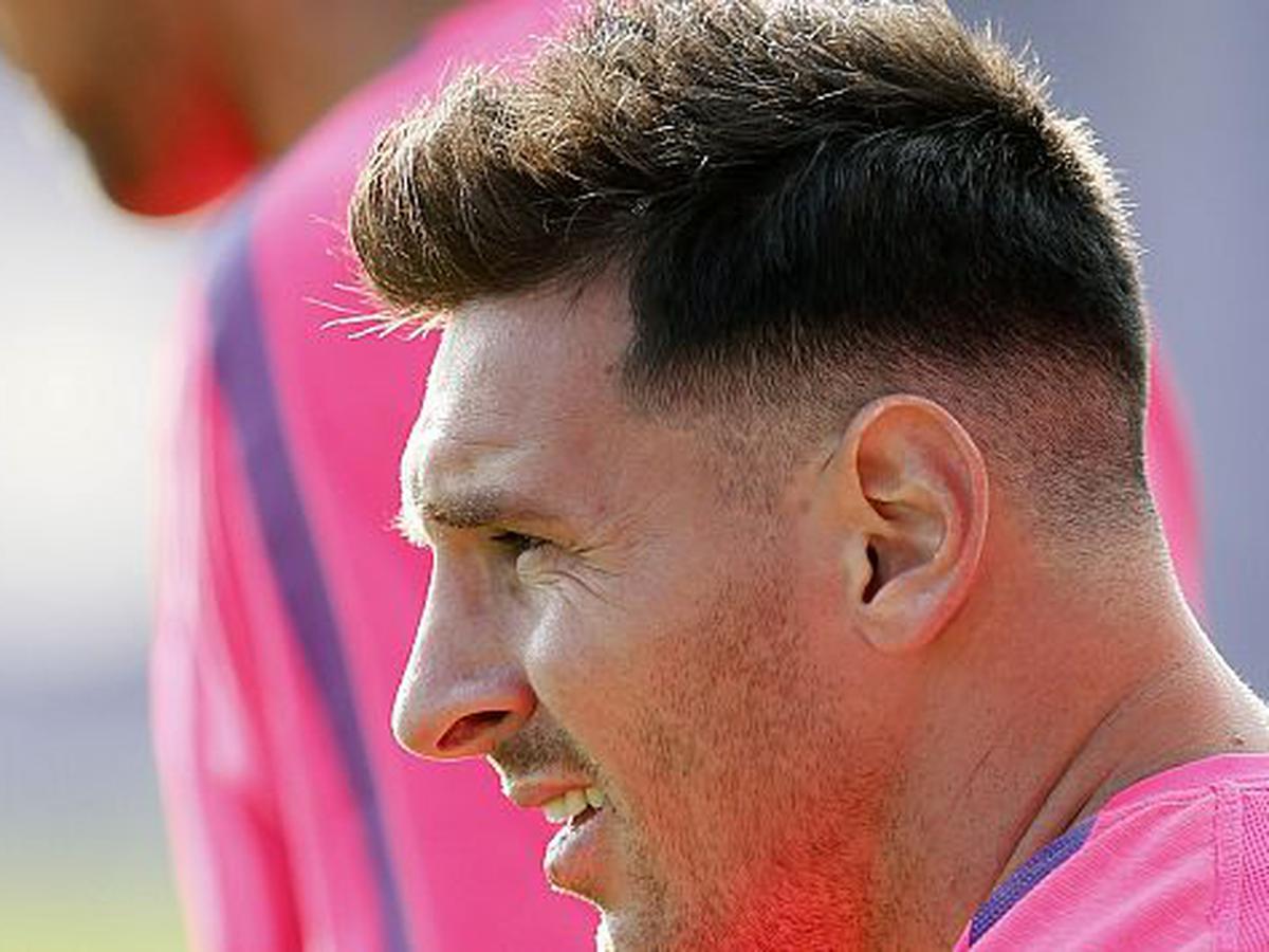 Lionel Messi entrena con nuevo look | OPINION | PERU21