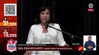 Debate Equipos Técnicos JNE: Dina Boluarte sobre reforma de Estado