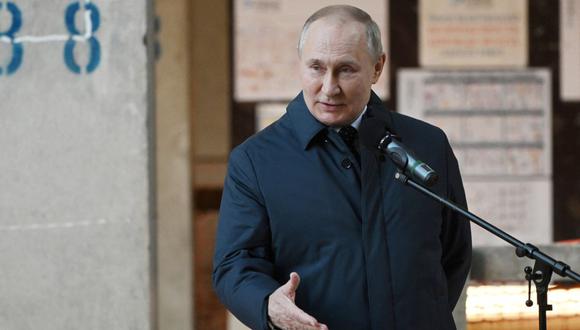 Presidente ruso Vladimir Putin anuncia que no enviará reclutas ni reservistas a guerra contra Ucrania. (Foto: Sergei GUNEYEV / SPUTNIK / AFP)